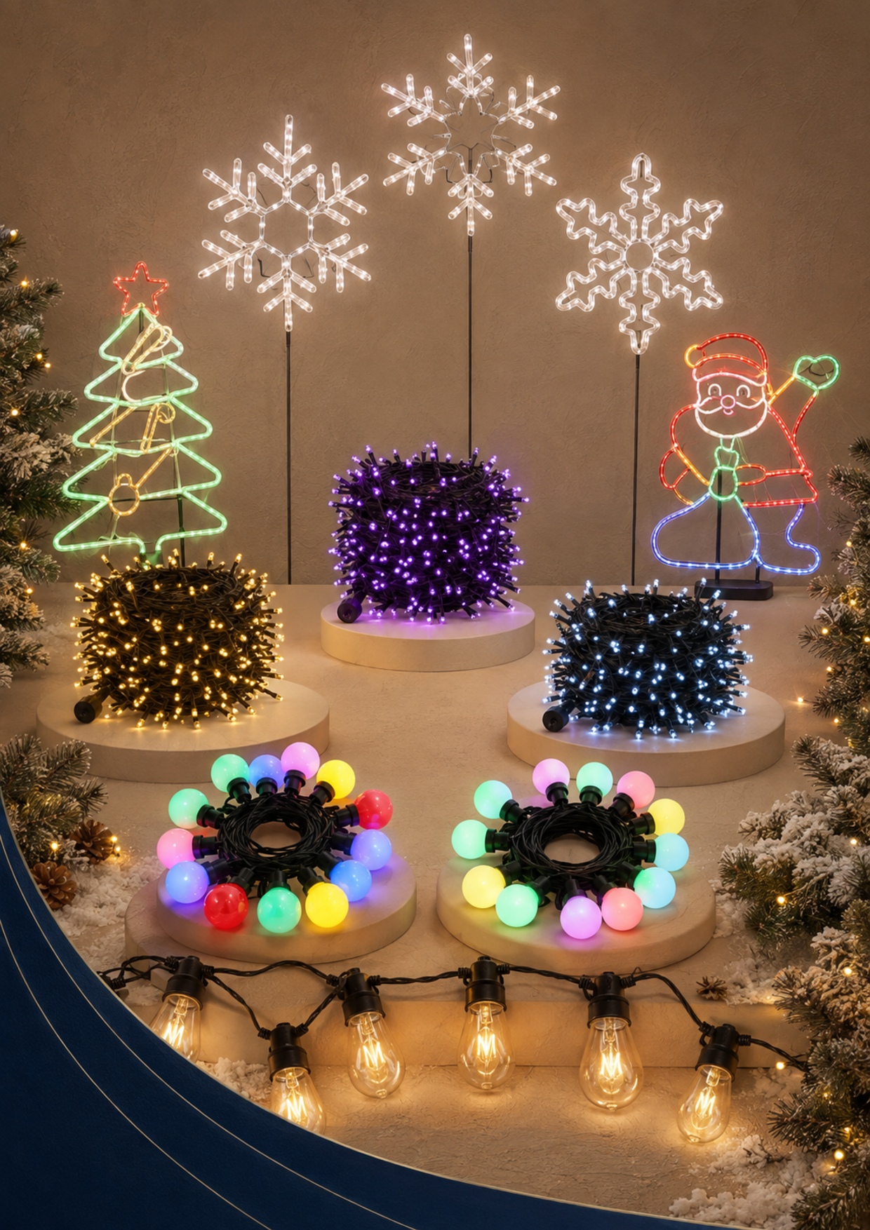LED-гирлянды и праздничное освещение