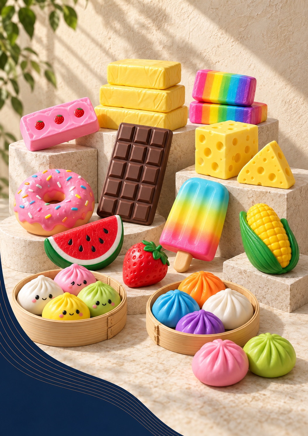Игрушки-антистресс Squishy